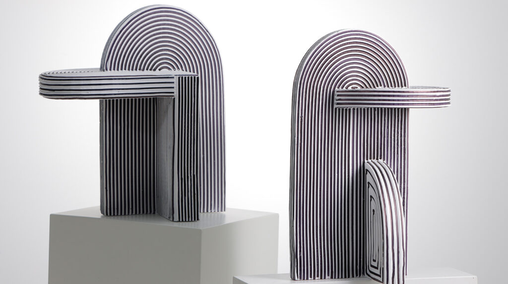 Black and White sculpture